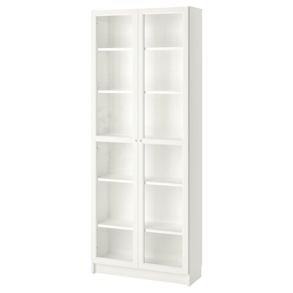BILLY / OXBERG Bibliothèque, blanc, 31 1/2x11 3/4x79 1/2 "