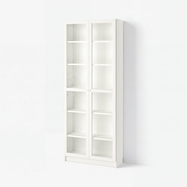 BILLY / OXBERG Bibliothèque, blanc, 31 1/2x11 3/4x79 1/2 "