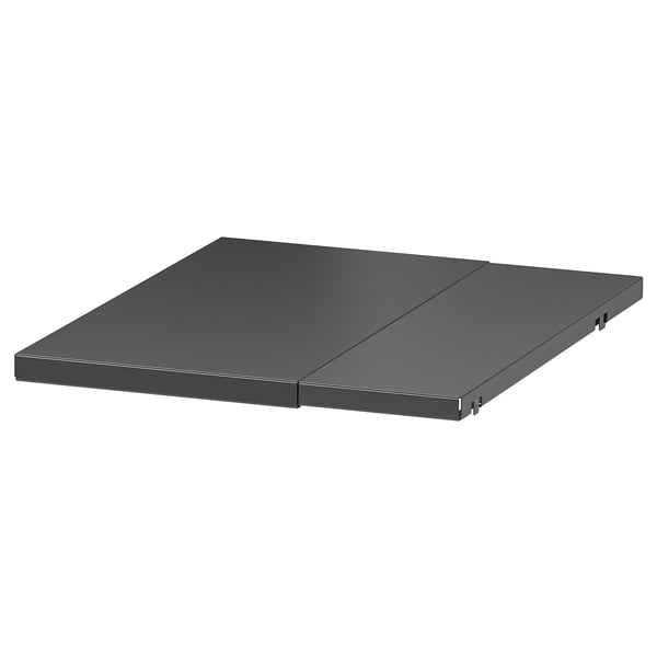 BOAXEL Tablette réglable, anthracite, 7 7/8-11 3/4 "