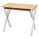 BOLLPOJKE Bureau, pin/blanc, 35 3/8x21 5/8 "