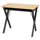 BOLLPOJKE Bureau, pin/noir, 35 3/8x21 5/8 "