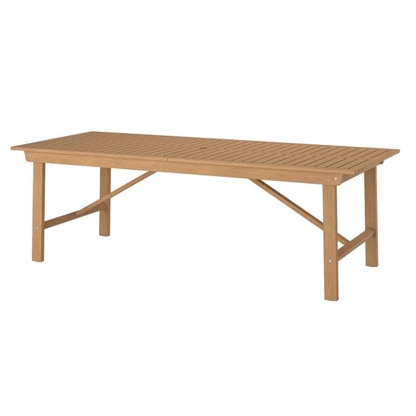 BONDHOLMEN Table, extérieur, brun, 92 1/2x35 3/8 "