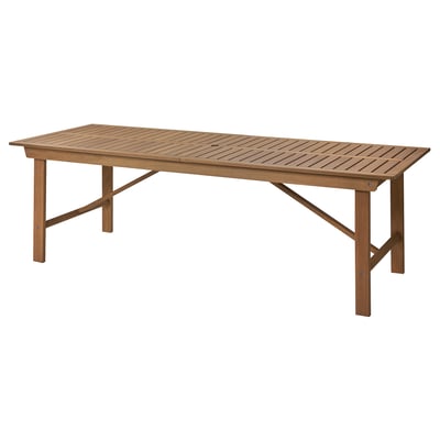 BONDHOLMEN Table, extérieur, brun, 92 1/2x35 3/8 "