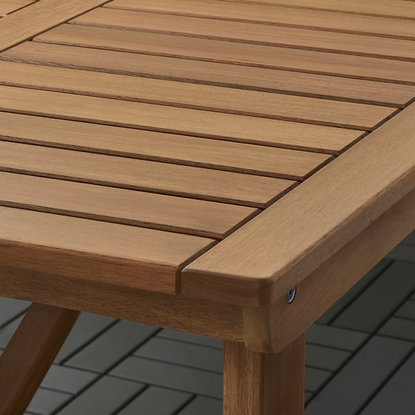 BONDHOLMEN Table, extérieur, brun, 92 1/2x35 3/8 "