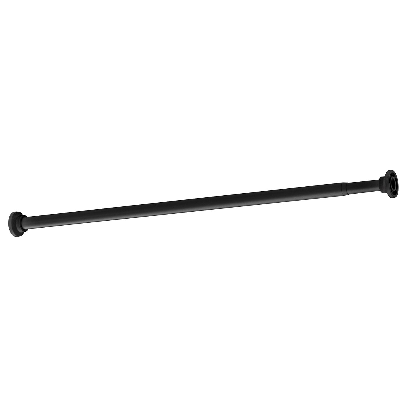 BOTAREN Tringle à rideau de douche, noir, 47-79 "