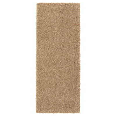 BREVBÄRARE Tapis à poils longs, beige profond, 2 ' 7 "x6 ' 7 "