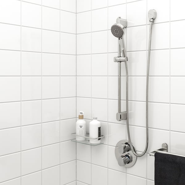 BROGRUND Barre douchette h régl/douche mur, chromé