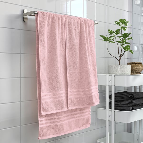 BROKGLIM Drap de bain, rose, 39x59 "