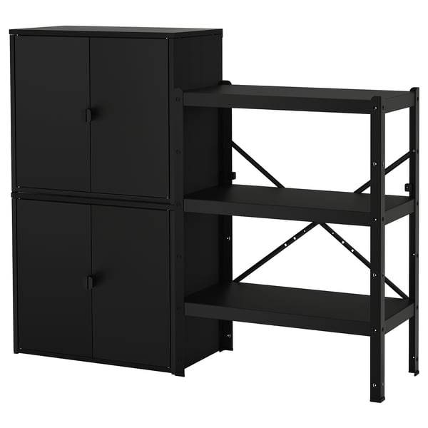 BROR Étagère avec rangement, 63 3/8x15 3/4x52 3/8 "