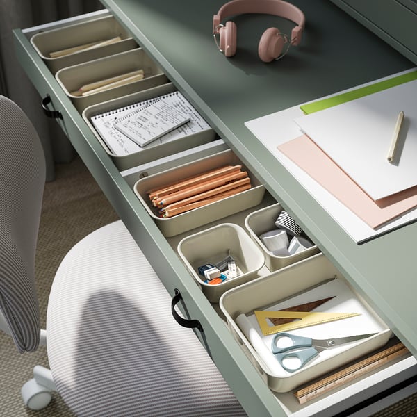 BRYTNING Bureau, vert, 43 1/4x20 7/8x29 1/2 "