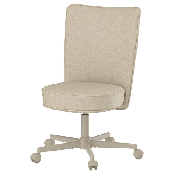 BRYTNING Chaise pivotante, Naggen beige