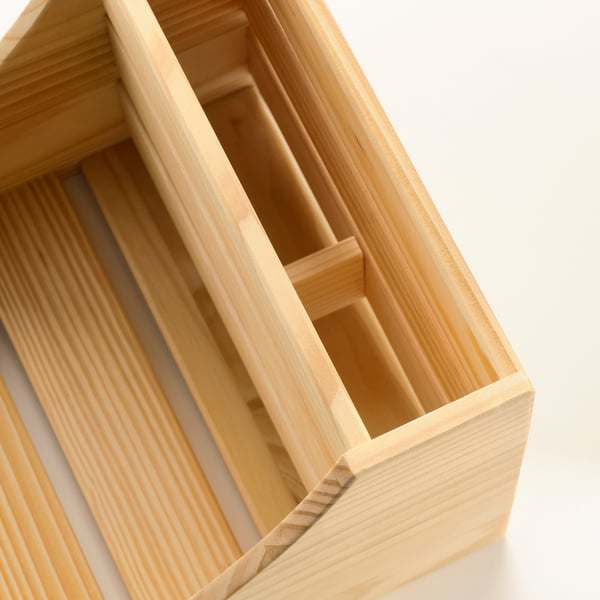 CHOKLADHAJ Rangement pour comptoir, bois, 7 7/8x7 1/8x6 1/4 "