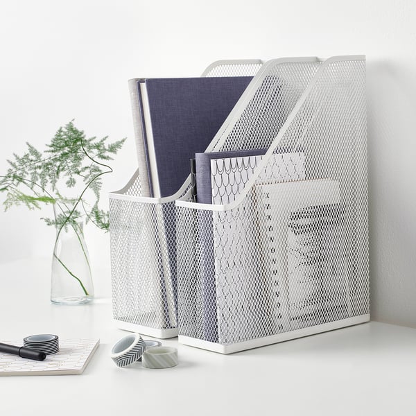 DRÖNJÖNS Range-revues, blanc