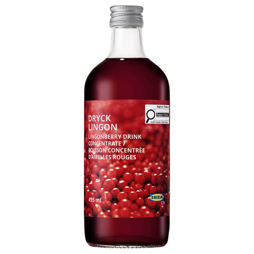 DRYCK LINGON Sirop d'airelles, 17 oz