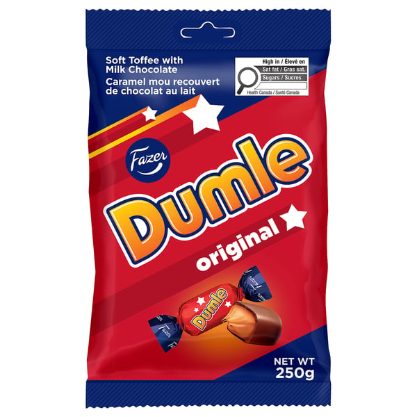 DUMLE Caramels enrobés de chocolat, 9 oz