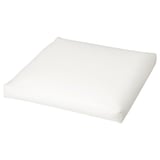 DUVHOLMEN Coussin pour chaise, extérieur blanc, 17 3/8x17 3/8 "