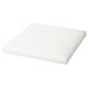 DUVHOLMEN Coussin pour chaise, extérieur blanc, 19 5/8x19 5/8 "