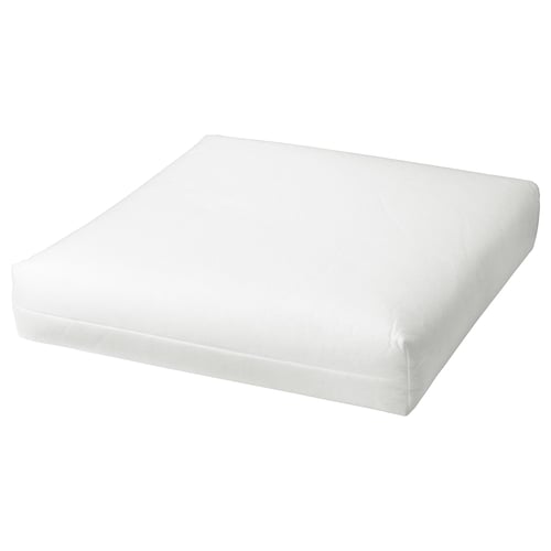 DUVHOLMEN Coussin pour siège, extérieur blanc, 24 3/8x24 3/8 "