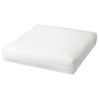 DUVHOLMEN Coussin pour siège, extérieur blanc, 24 3/8x24 3/8 "