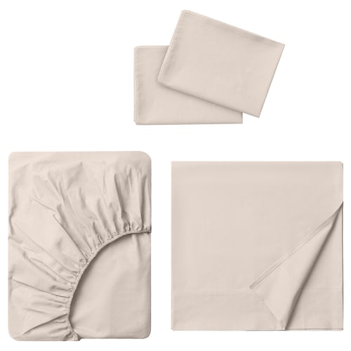 DVALA Ensemble draps, beige, Très grand 2 places