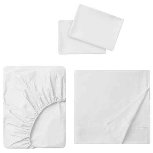 DVALA Ensemble draps, blanc, Grand 2 places