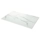 EKBACKEN Comptoir îlot cuisine, blanc marbré/stratifié, 74x42x1 1/8 "