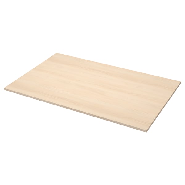 EKBACKEN Comptoir îlot cuisine, effet frêne clair/stratifié, 74x42x1 1/8 "