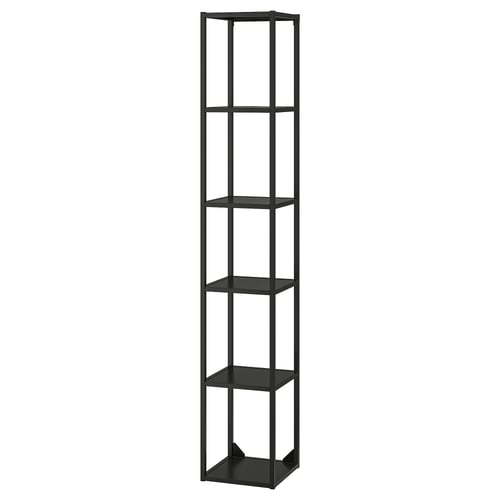 ENHET Étagère haute, anthracite, 12x12x72 "