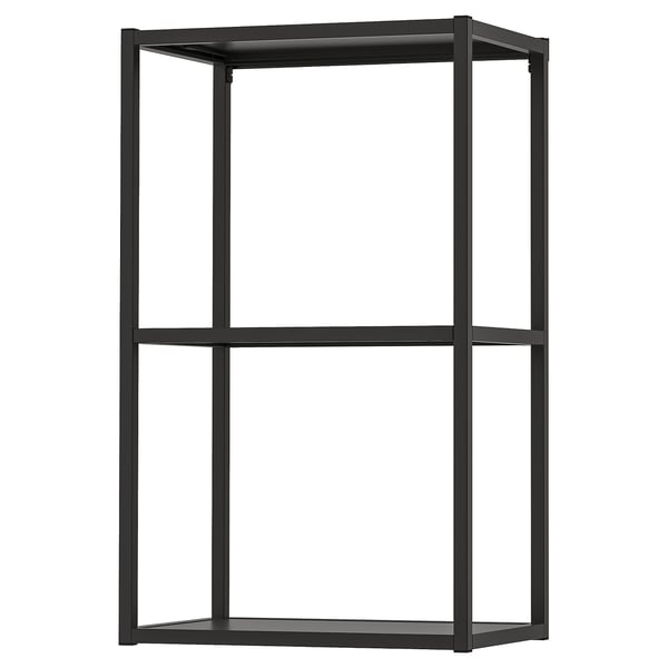 ENHET Étagère murale, anthracite, 18x12x30 "