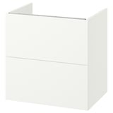 ENHET Meuble-lavabo à tiroirs, blanc, 24x18 5/8x24 "