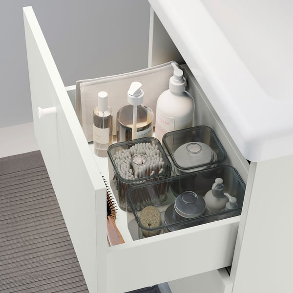 ENHET Meuble-lavabo à tiroirs, blanc, 18x18 5/8x24 "