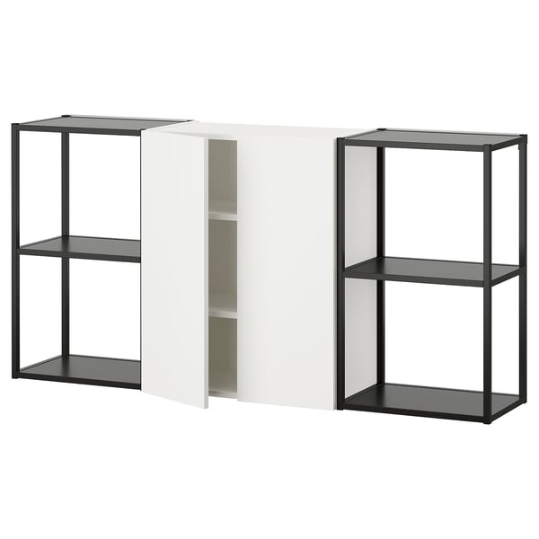 ENHET Rangement, anthracite/blanc, 60x12 3/4x30 "