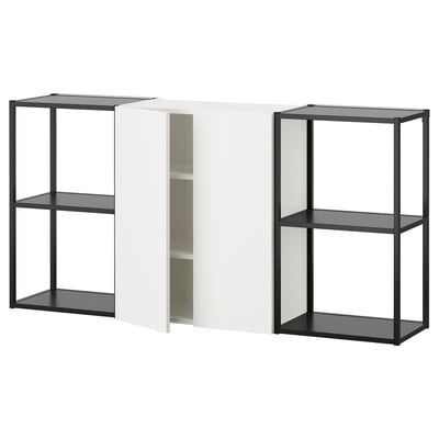 ENHET Rangement, anthracite/blanc, 60x12 3/4x30 "