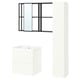 ENHET Salle de bains, anthracite/blanc, 24 "