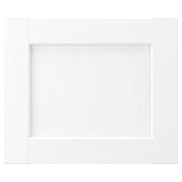 ENKÖPING Façade de tiroir, blanc effet bois, 18x15 "