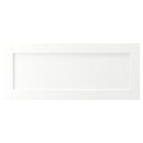 ENKÖPING Façade de tiroir, blanc effet bois, 36x15 "