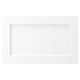 ENKÖPING Façade de tiroir, blanc effet bois, 24x15 "