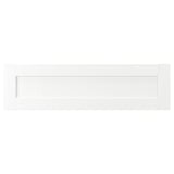 ENKÖPING Façade de tiroir, blanc effet bois, 36x10 "
