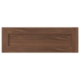 ENKÖPING Façade de tiroir, brun effet noyer, 30x10 "