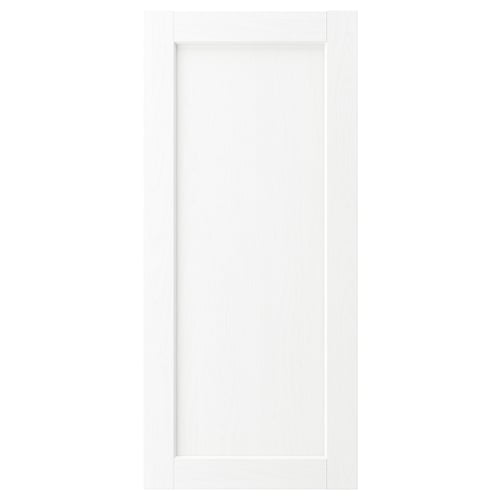 ENKÖPING Porte, blanc effet bois, 18x40 "