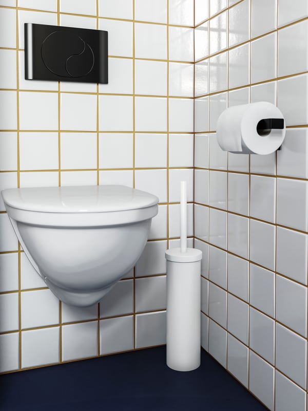 ENUDDEN Brosse pour cuvette, blanc