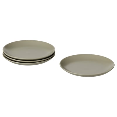 FÄRGKLAR Assiette à salade, mat vert, 8 "