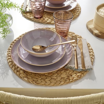 FÄRGKLAR Assiette, rose clair, 10 "