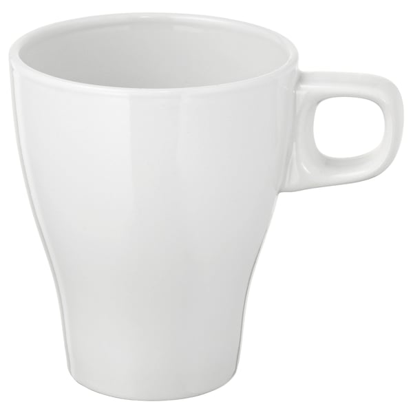 FÄRGRIK Tasse, grès blanc, 8.5 oz