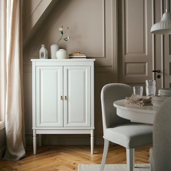 FÄRJKARL Armoire, blanc cassé, 30 1/2x17 1/2x45 1/2 "