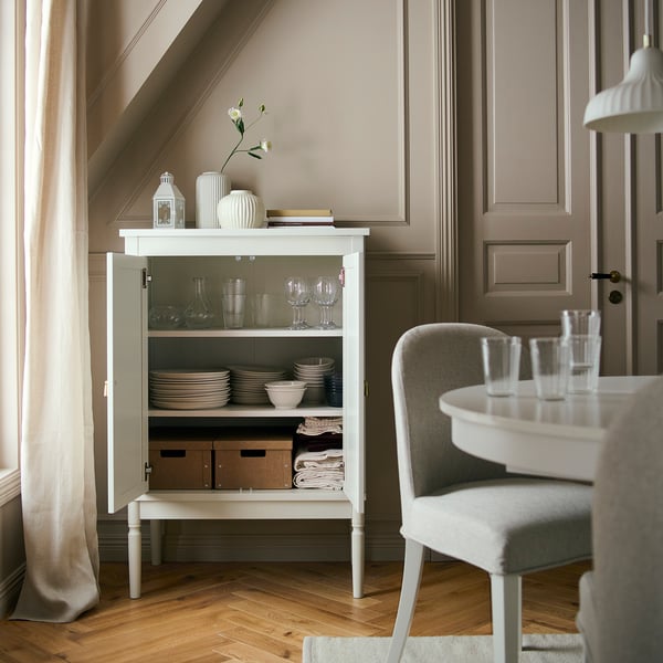 FÄRJKARL Armoire, blanc cassé, 30 1/2x17 1/2x45 1/2 "