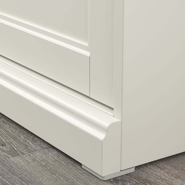FÅGELFJÄLLET Commode à 6 tiroirs, blanc cassé, 32 1/4x20 1/8x48 3/8 "