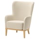 FAGERBACKEN Housse pour fauteuil, Knäbäck beige clair