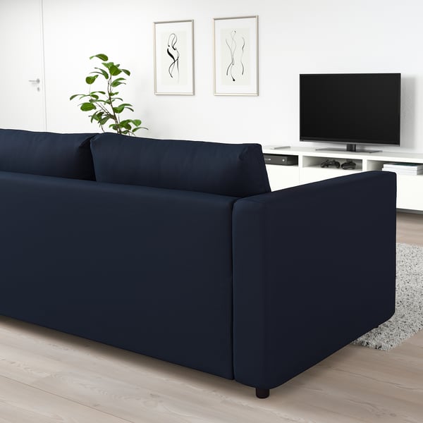 FINNALA Causeuse, Tallmyra noir/gris