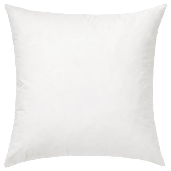 FJÄDRAR Coussin à recouvrir, blanc, 26x26 "